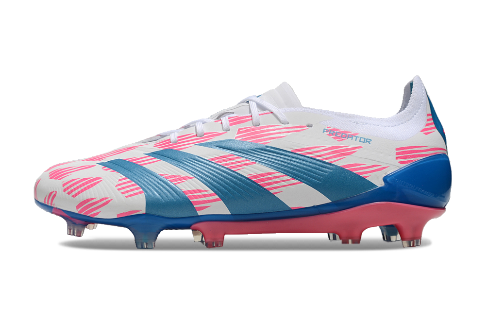 Adidas Predator Accuracy + FG Elite - Branca Azul e Rosa 6