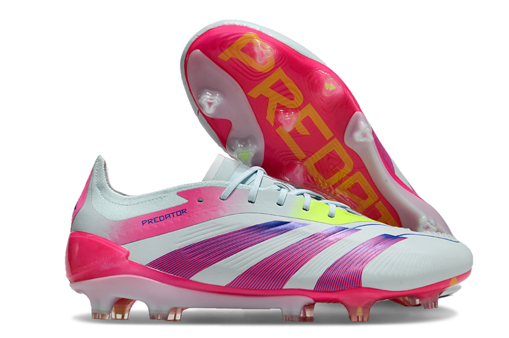 Adidas Predator Laceless Elite FG - Rosa 1