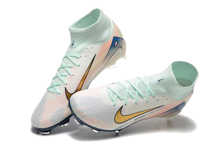 Nike Air Zoom Mercurial Superfly IIX Elite FG - Branca/Amarela/Azul 2