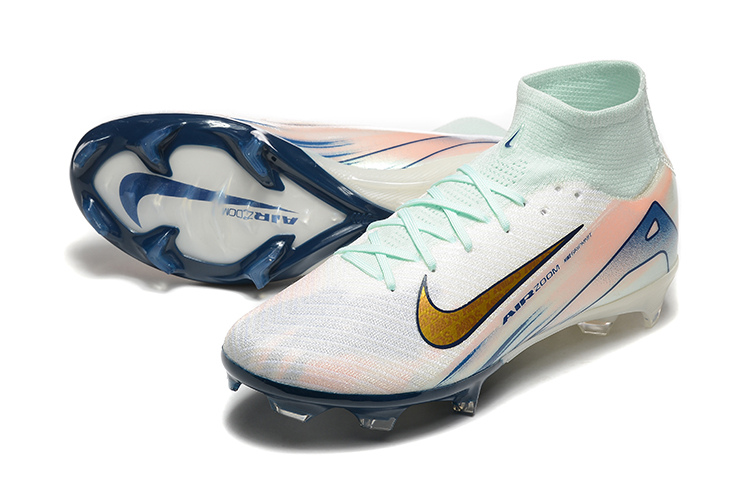 Nike Air Zoom Mercurial Superfly IIX Elite FG - Branca/Amarela/Azul 6