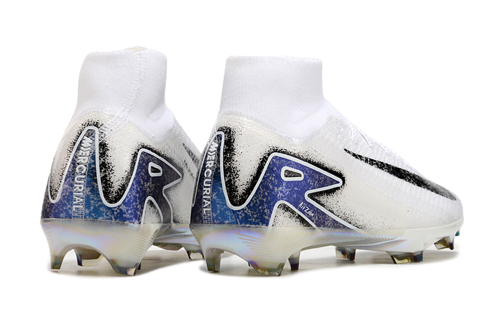 Nike AIR Zoom Mercurial Vapor 16 Elite XXV FG - Branca/Azul/Preta 2