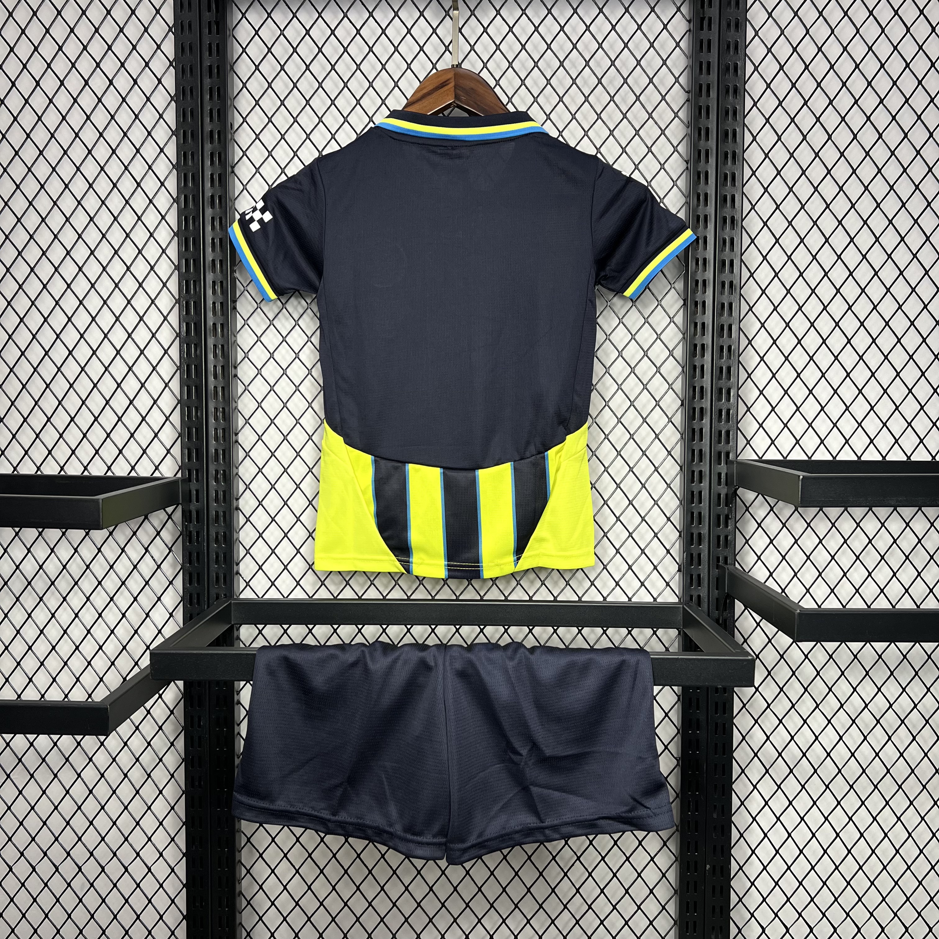 Kit Criança Manchester City Away Kit 24/25 - Amarelo/Preto 5