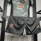 Kit Criança Bayern Munique Away Kit 24/25 - Preta/Vermelho 3