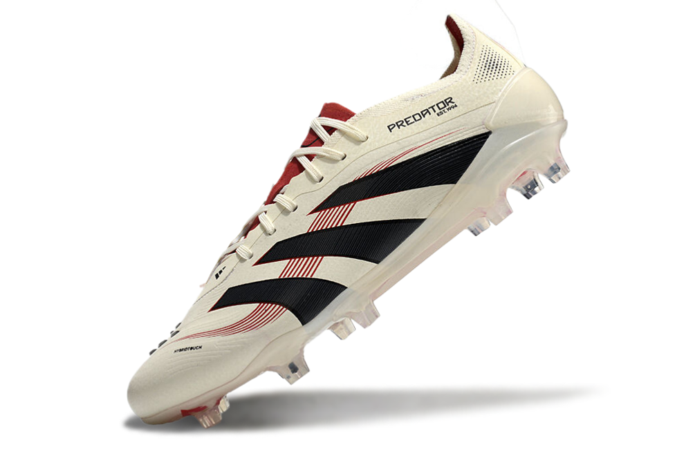 Chuteira Adidas Predator 25º Generation FG Elite Tongue - Branca/Preta/Vermelho 3