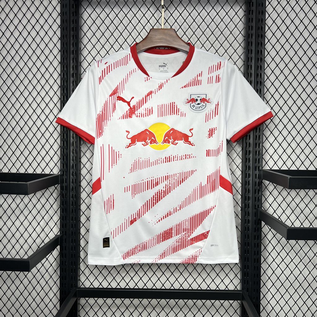 Camisola Principal RB Leipzig 2024/25 - Branca/Vermelha 1