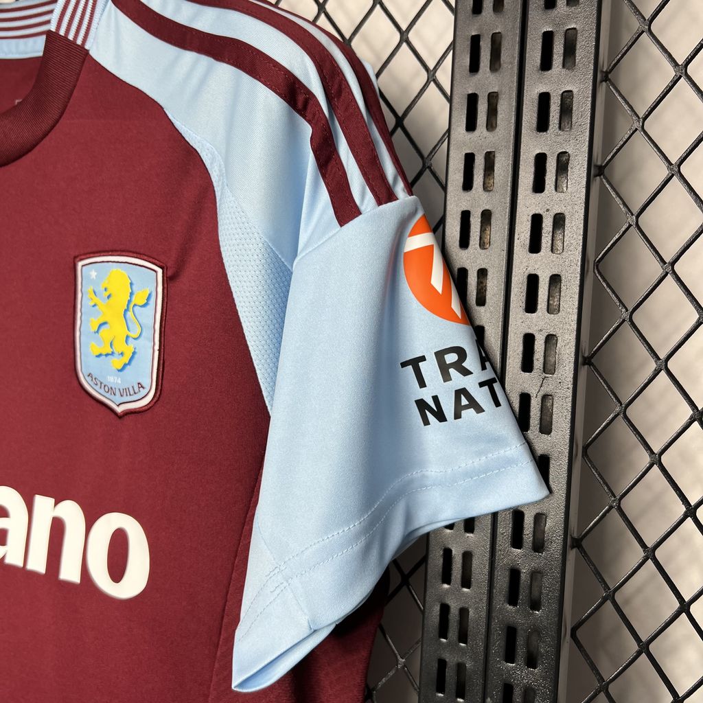 Camisola Principal Aston Villa época 2024/25 - Vermelha/Azul 4