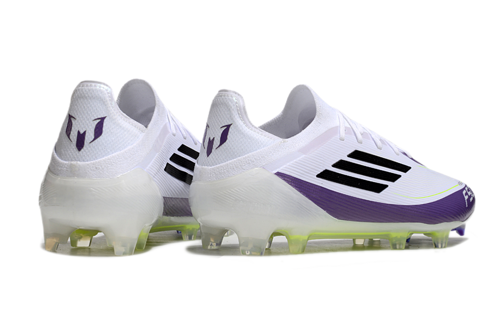 Chuteira Adidas F50 Elite FG - Ed. Messi - Branca/Azul/Amarela 3