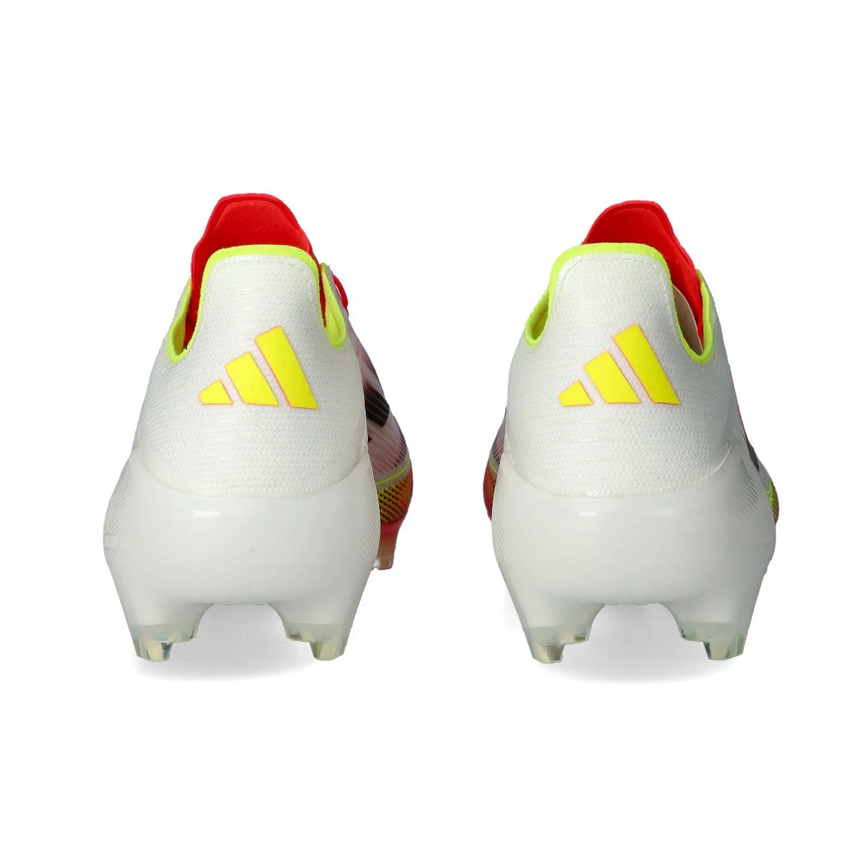 Chuteira Adidas F50 + Elite FG LL - Branca/Vermelha/Amarela 5