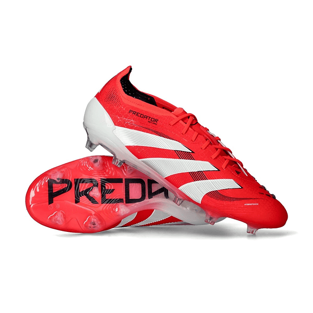 Chuteira adidas Predator Elite FT FG - Vermelha/Branco