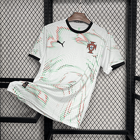 Camisola Alternativa Portugal 25/26 - RONALDO 7 - Puma - Branca - ENTREGA IMEDIATA