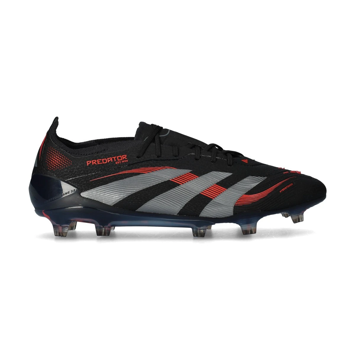 Chuteira adidas Predator Elite FT FG - Stealth Victory Pack - Preta/Vermelha 2