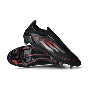 Chuteira adidas F50 Elite LL FG - Preta/Vermelha 