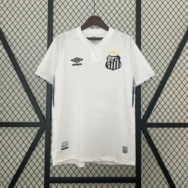 Camisola Santos Principal 24/25 - Preta e Branca 1