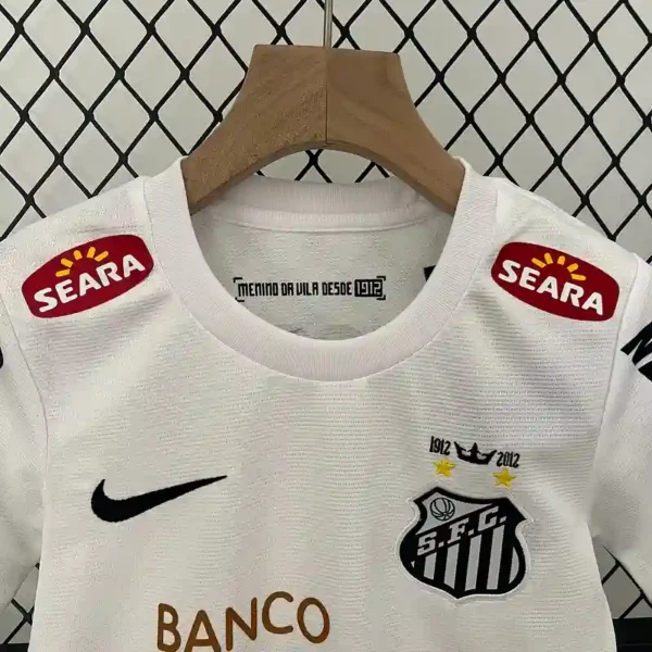 Kit Criança Retrô Santos Principal 11/12 - Branca 3