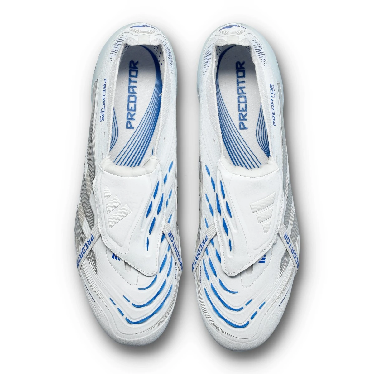 Chuteira Adidas Predator Elite LL FG - Polar Pack - Branca/Azul 6