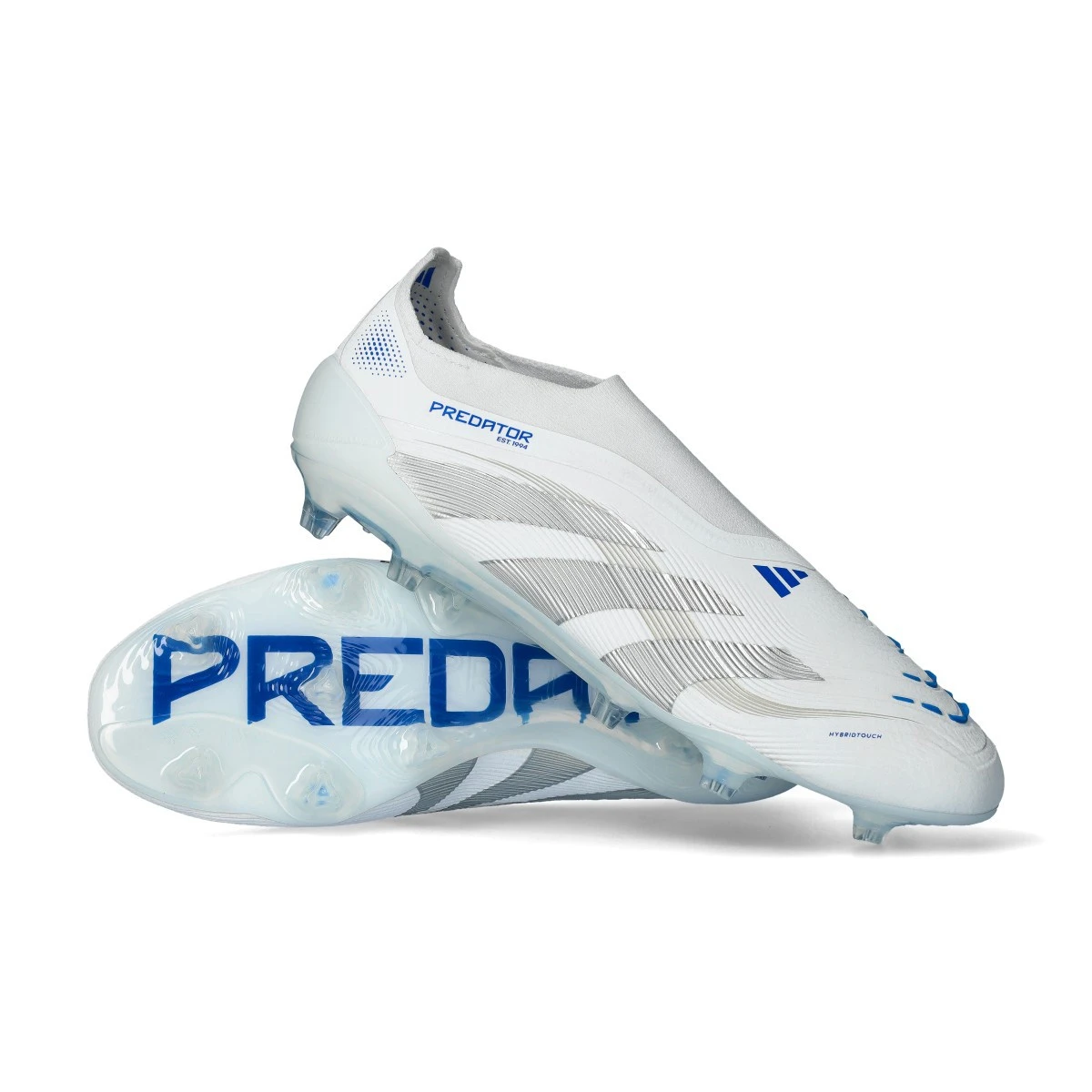 Chuteira Adidas Predator Elite LL FG - Polar Pack - Branca/Azul 2