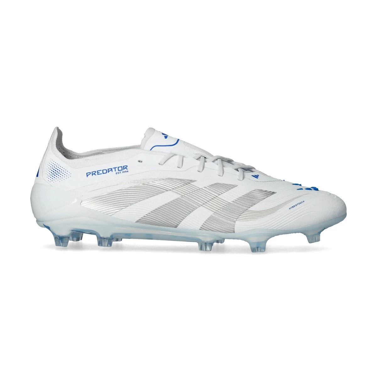 Chuteira Adidas Predator Elite LL FG - Polar Pack - Branca/Azul - COPIE 2
