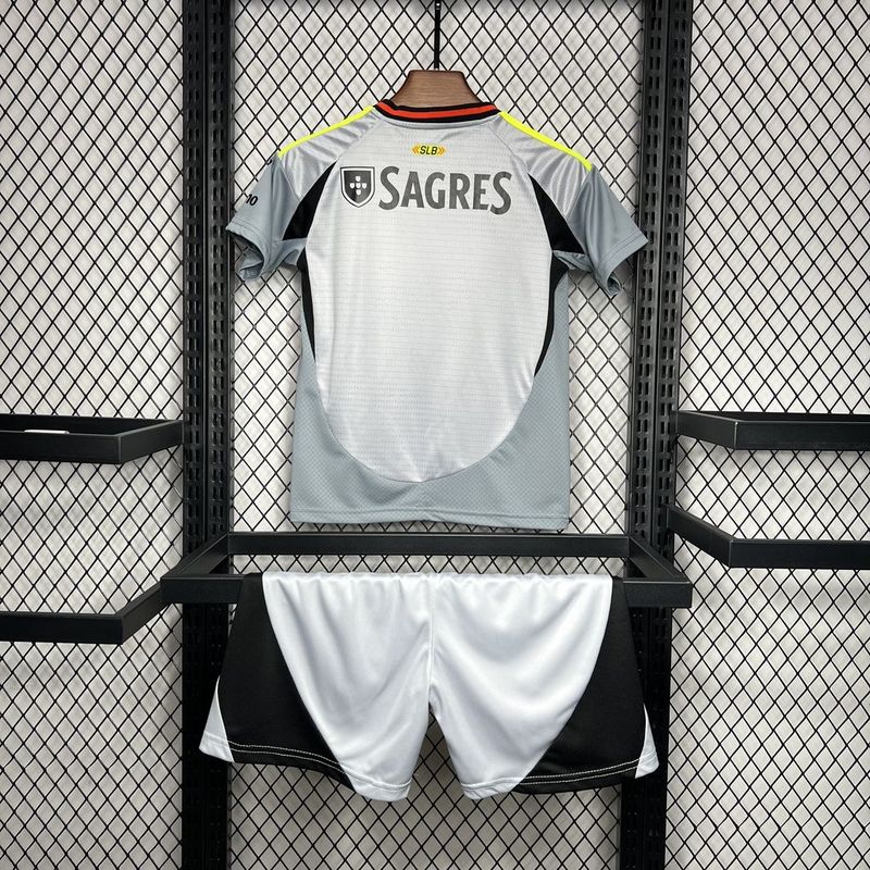 KIT CRIANÇA BENFICA THIRD KIT 24-25 CINZA 3