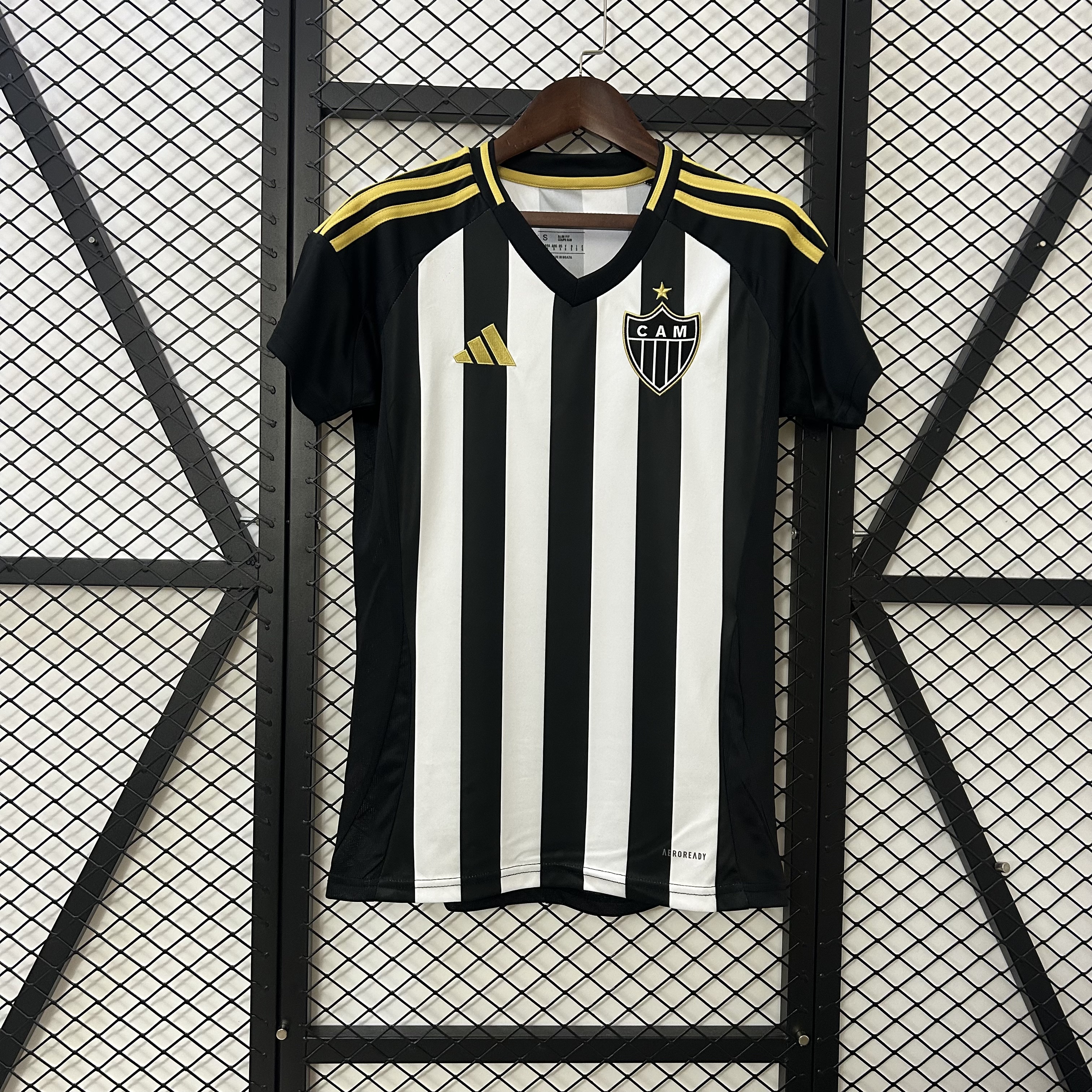 Camisola Principal Atlético Mineiro 25/26 - Preta/Branca 1
