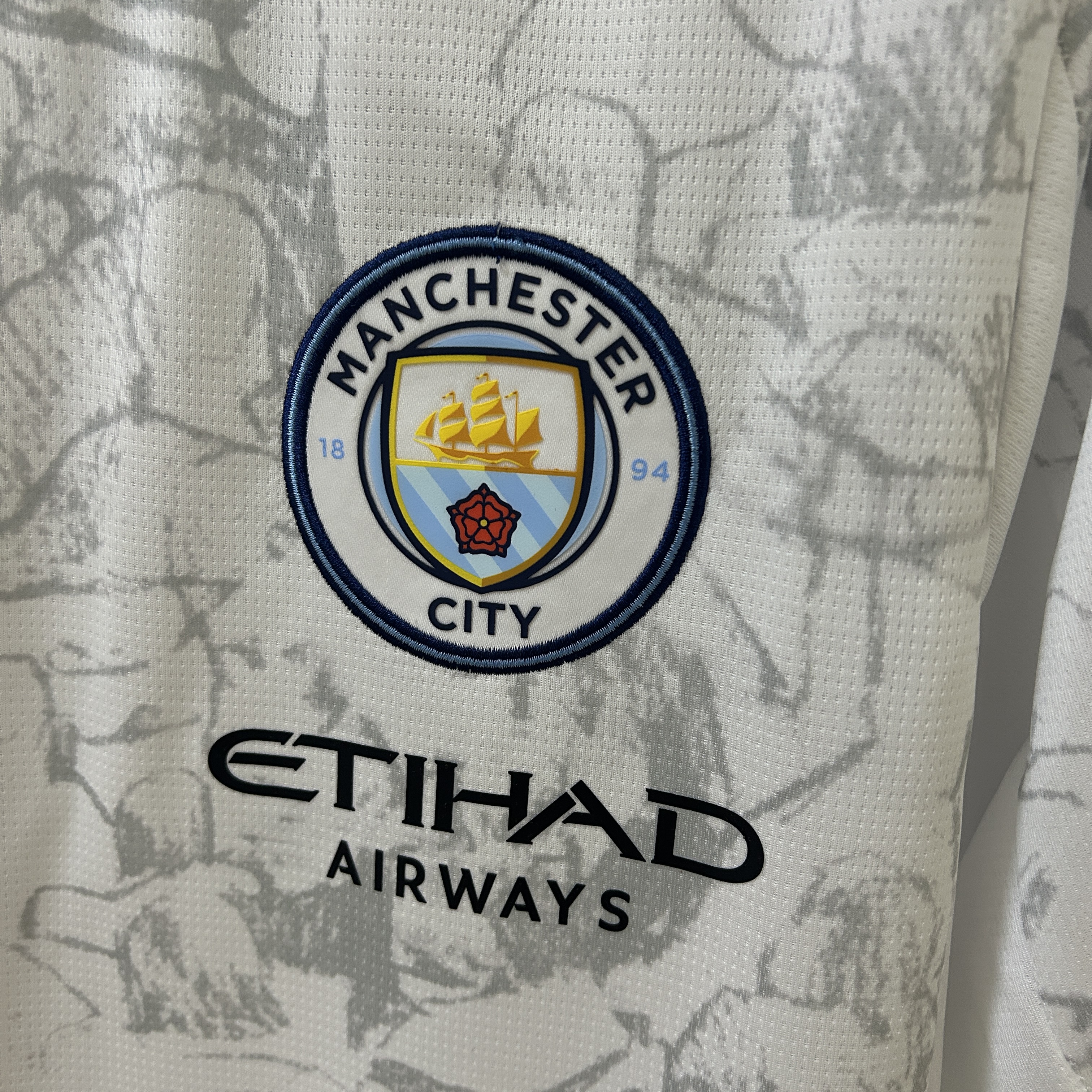 Camisola Alternaativa Manchester City 25/26 - Branca 4