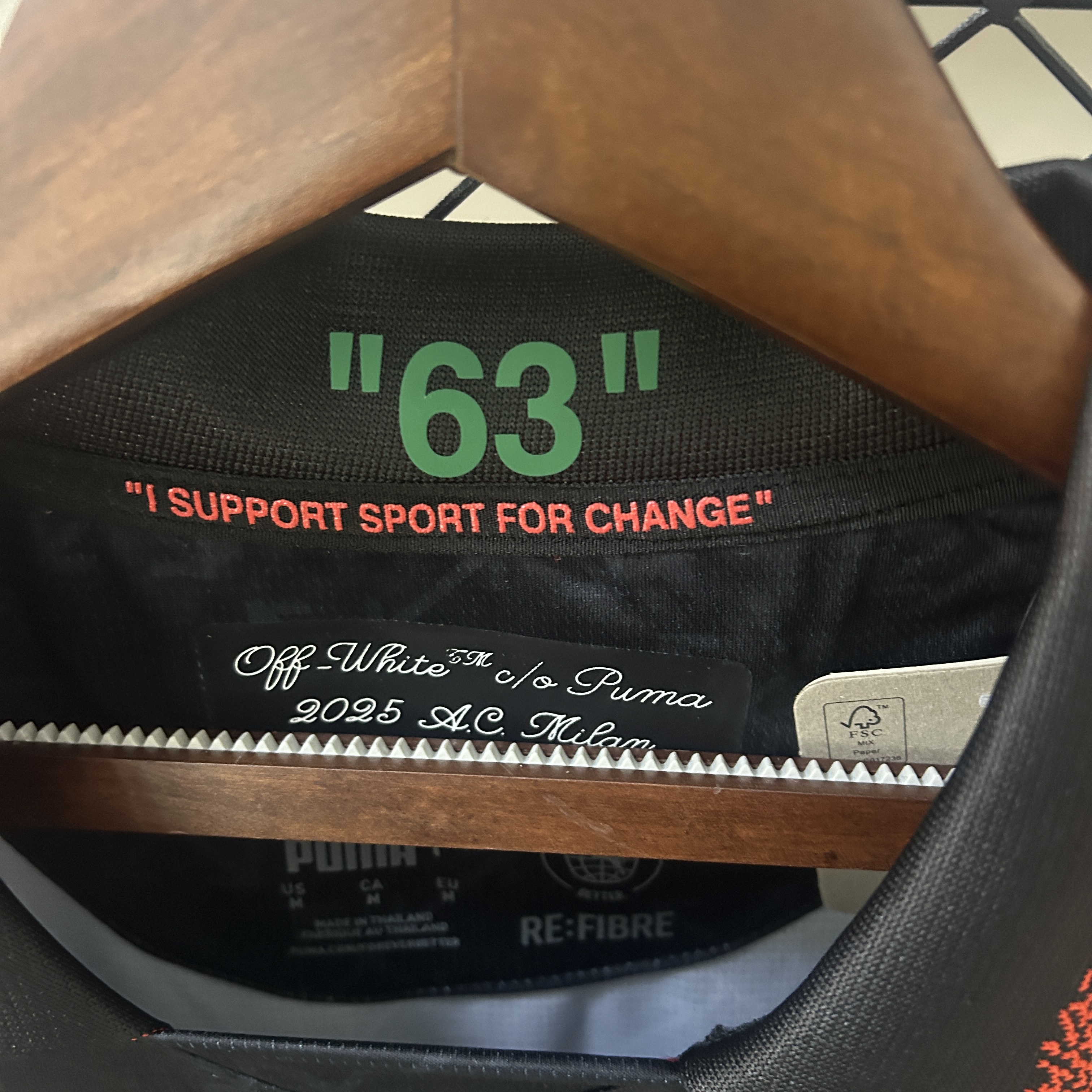 Camisola Alternativa Milan x OFF White 24/25 4