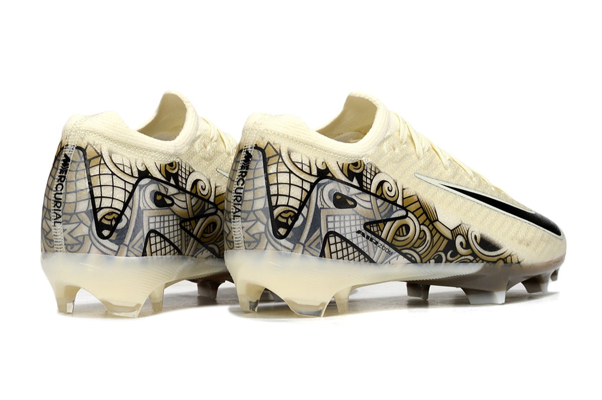 Chuteira Nike Mercurial Edição Especial Elite FG - Branca/Dourada 7