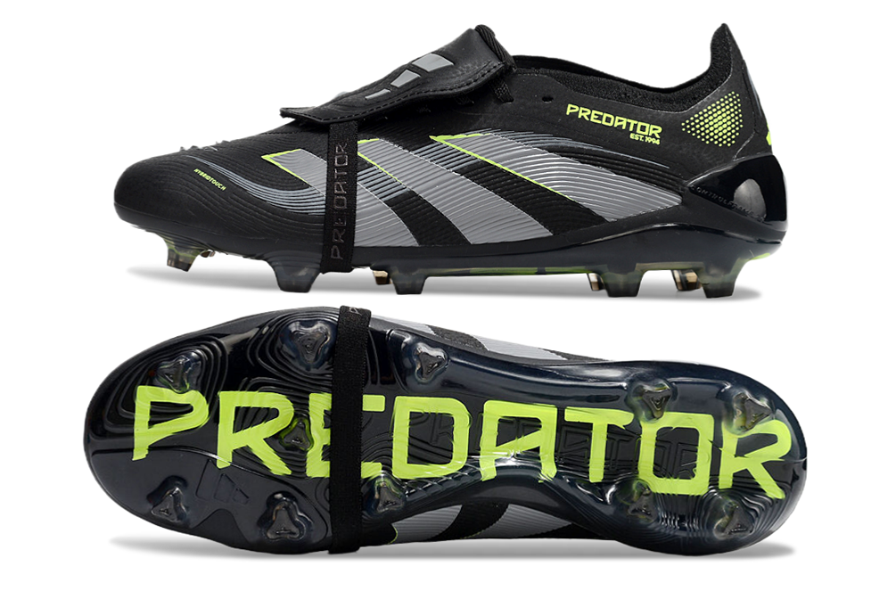 Chuteira Adidas Predator Tongue Elite FG - Preta  4