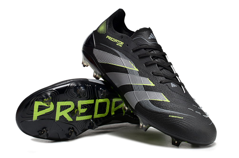 Chuteira Adidas Predator Elite FG - Preta  - COPIE 6