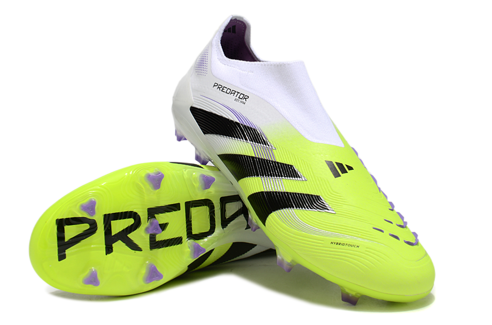 Chuteira Adidas Predator Accuracy Elite FG - Amarela/Azul 5