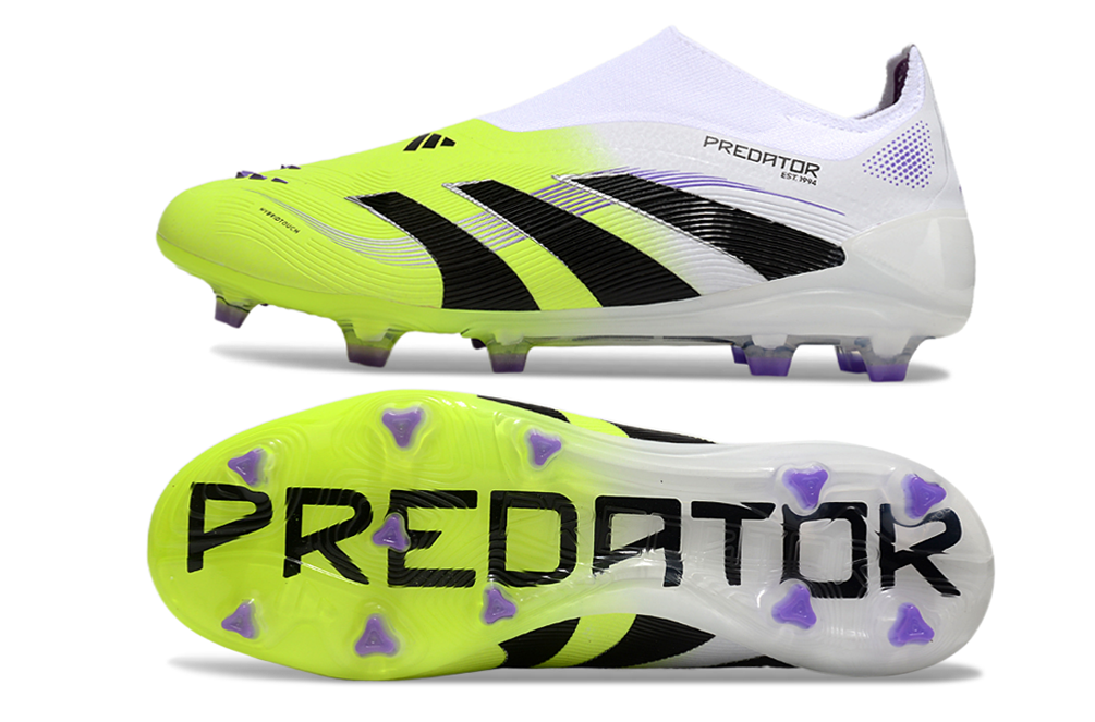 Chuteira Adidas Predator Accuracy Elite FG - Amarela/Azul 7