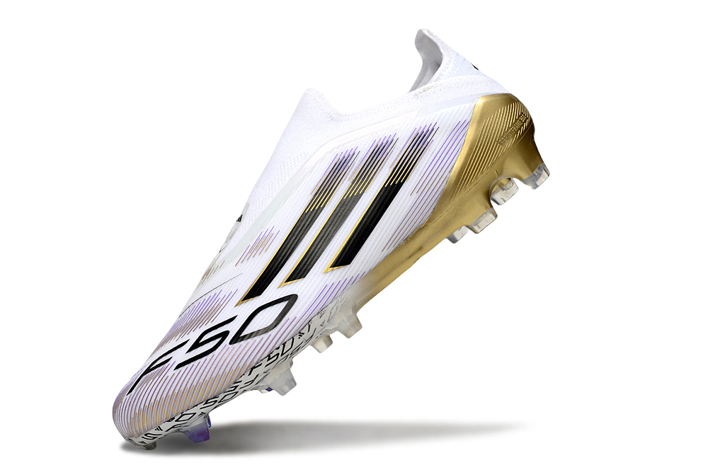 Chuteiras Adidas F50 Elite FG - Branca/Dourada 6