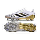 Chuteiras Adidas F50 Elite FG - Branca/Dourada  6