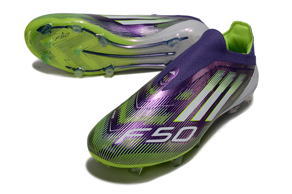 Chuteiras Adidas F50 Elite FG - Azul/Amarela 2