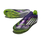 Chuteiras Adidas F50 Elite FG - Azul/Amarela 2