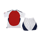KIT CRIANÇA ARSENAL HOME 24-25 2