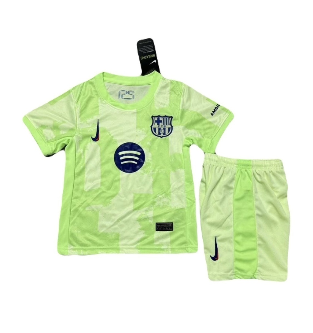 KIT CRIANÇA BARCELONA THIRD 24-25 AMARELA 1
