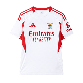 Camisola Alternativa SL Benfica 25/26 Adidas - Branca