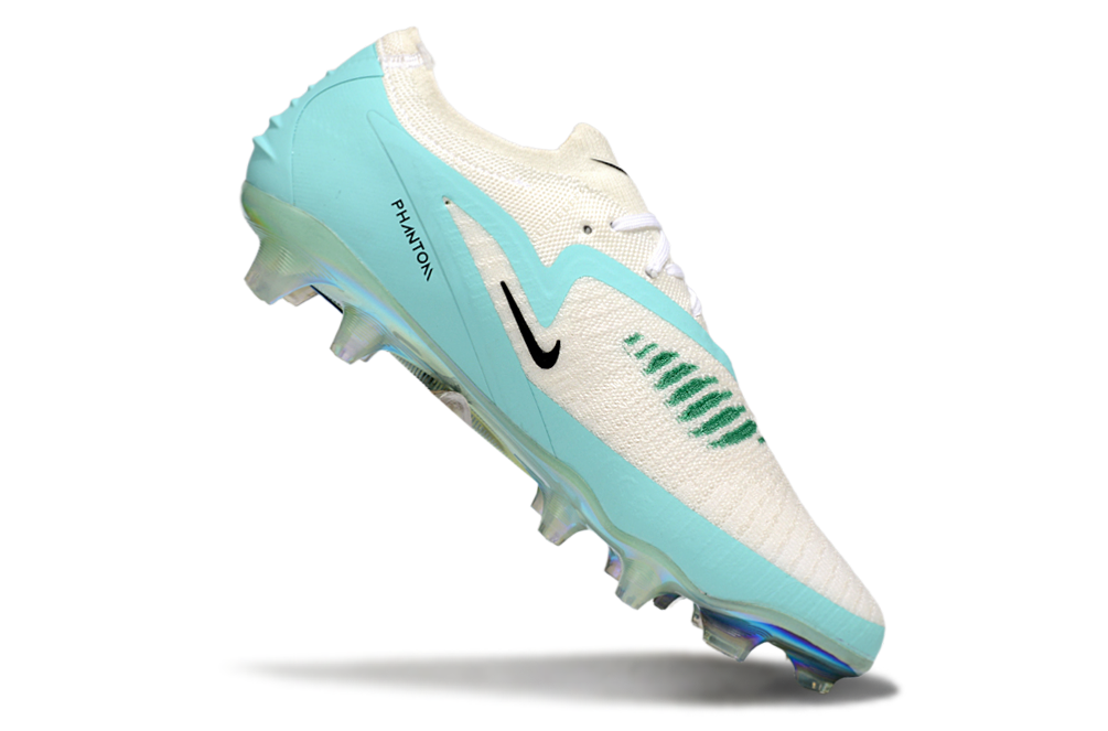 Chuteira Nike Phantom GX 6 Elite FG - Branca/Azul 2