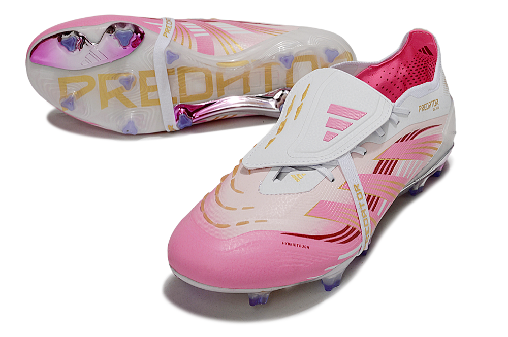 Chuteira adidas Predator Elite Tongue FG - Rosa   4