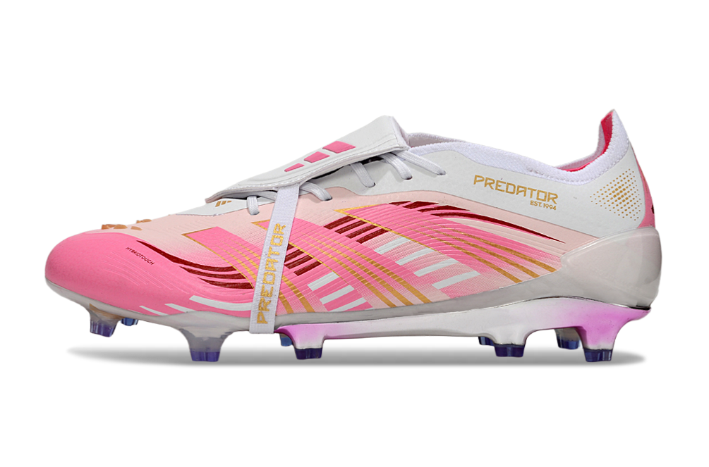 Chuteira adidas Predator Elite Tongue FG - Rosa   6