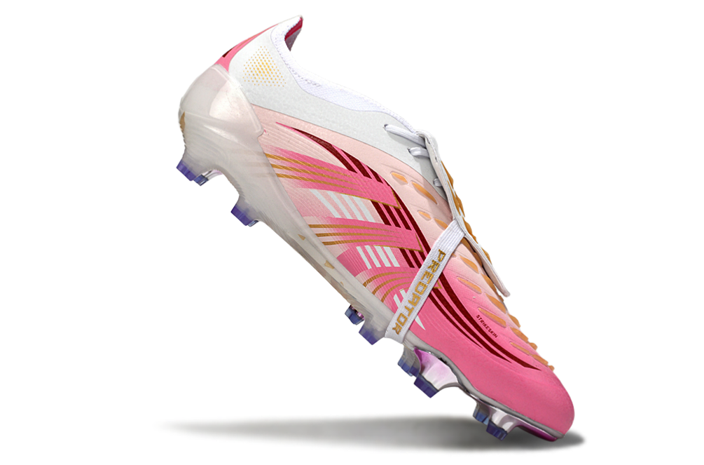 Chuteira adidas Predator Elite Tongue FG - Rosa   7