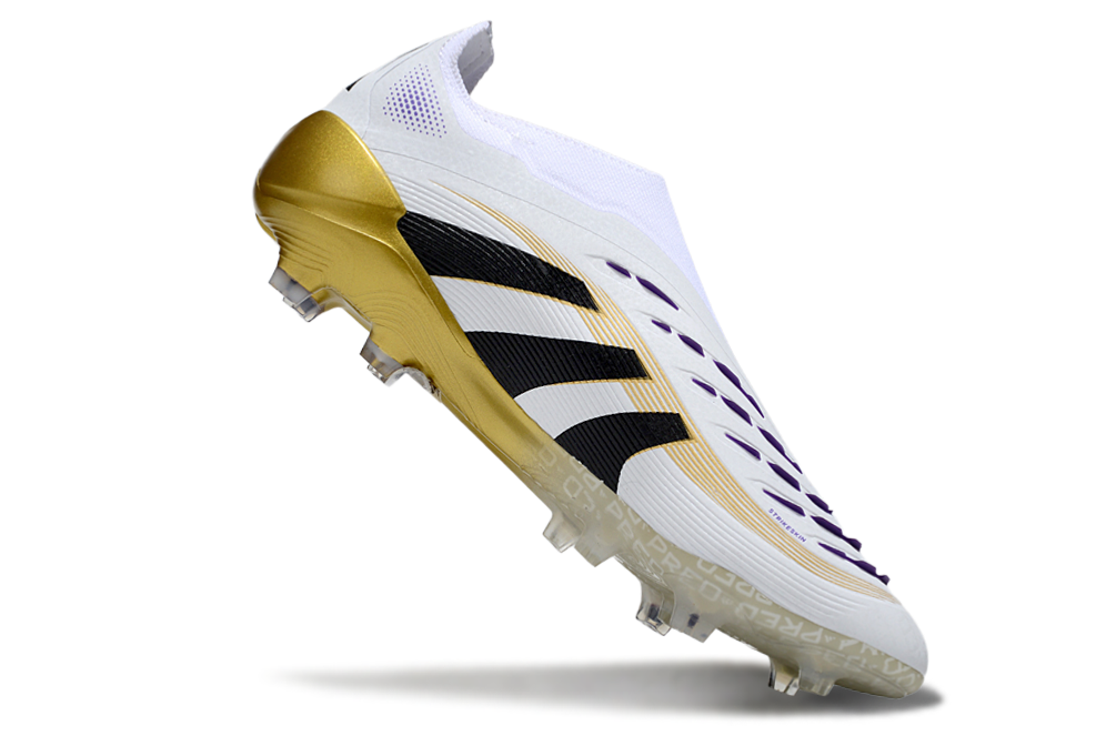 Chuteira Adidas Predator Elite FG - Brancas/Douradas - Ed. Mundial de clubes  3