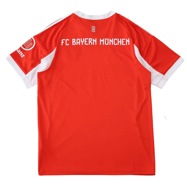 Camisola Bayern de Munique Home 25/26 Adidas - Vermelha/Branca 2