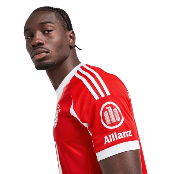 Camisola Bayern de Munique Home 25/26 Adidas - Vermelha/Branca 5