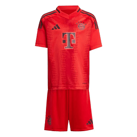 KIT CRIANÇA BAYERN DE MUNIQUE HOME 24-25 Vermelha
