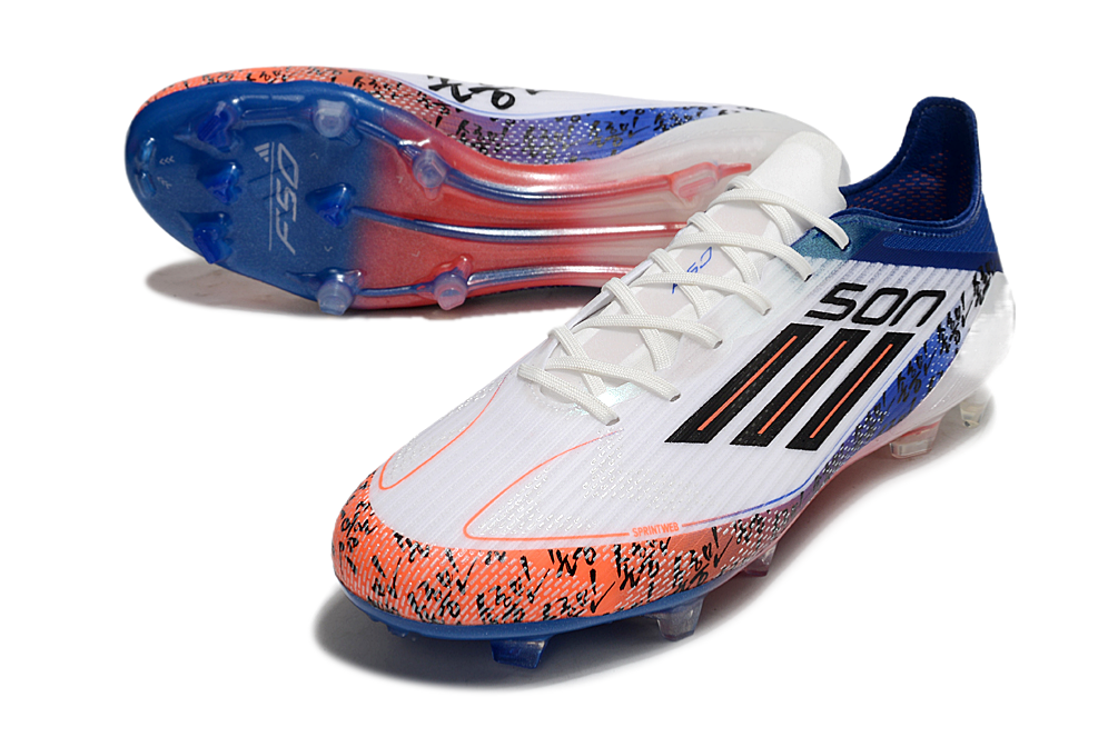 Chuteiras Adidas F50 Elite FG - Ed. Especial SON - Branca/Azul - ENTREGA IMEDIATA 5