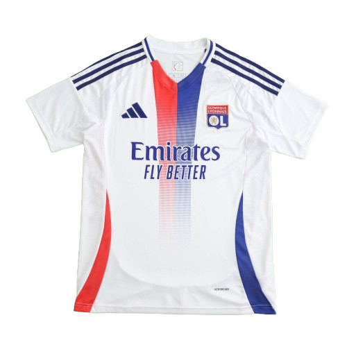 Camisola Principal Olympique Lyon 2024/25 - Branca 1