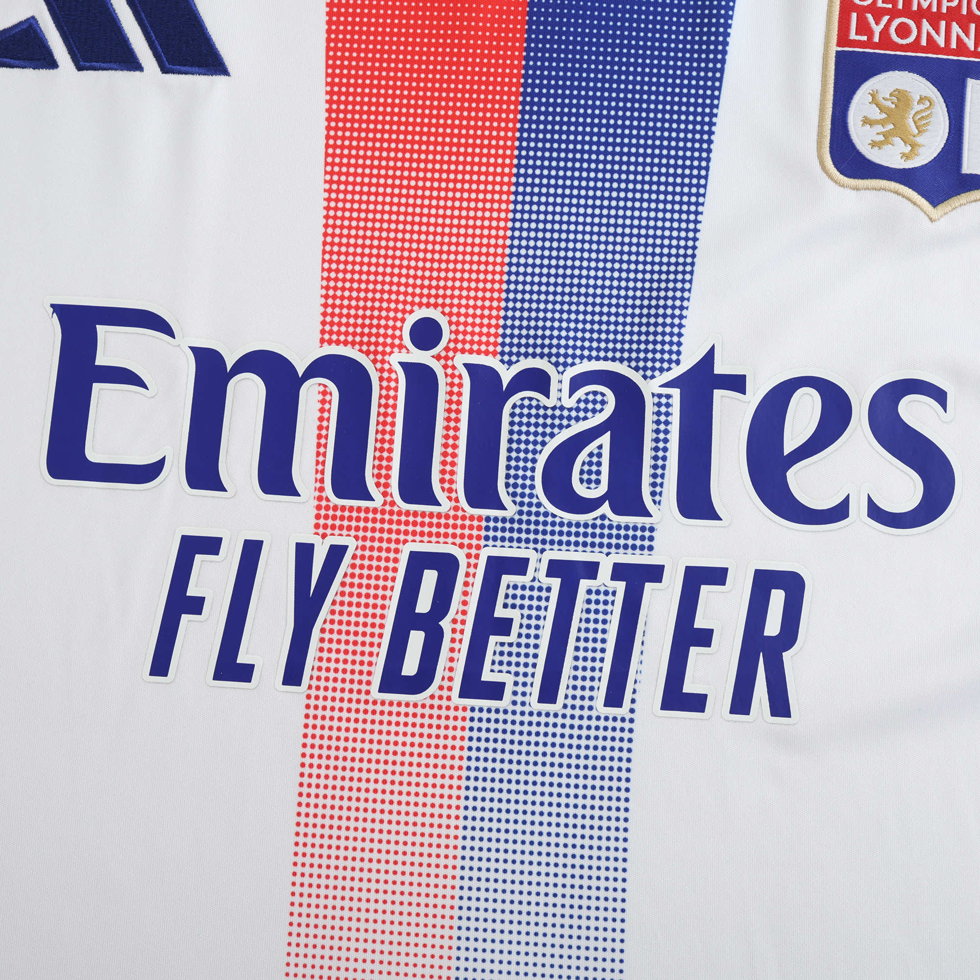 Camisola Principal Olympique Lyon 2024/25 - Branca 3
