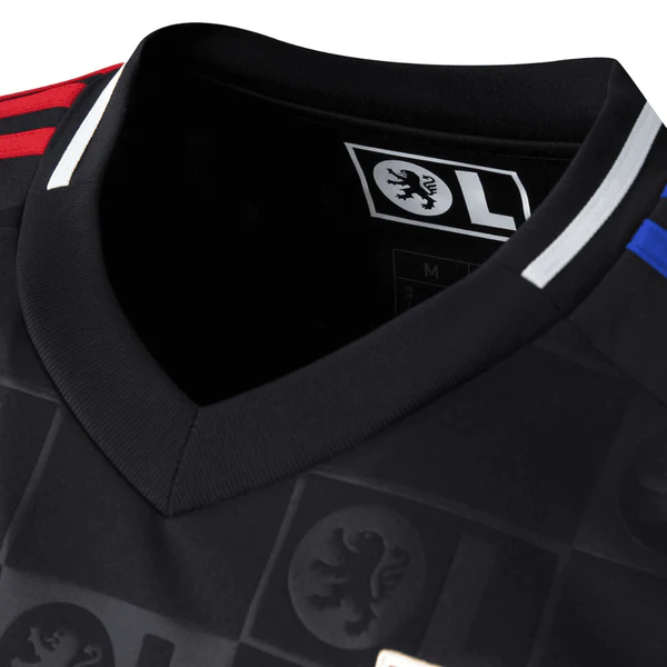 Camisola Alternativa Olympique Lyon 2024/25 - Preta 4