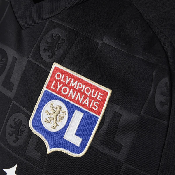 Camisola Alternativa Olympique Lyon 2024/25 - Preta 3